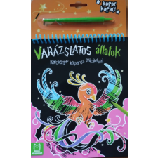 Aksjomat Karckönyv kaparós pálcikával - Varázslatos állatok kreatív és készségfejlesztő