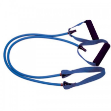 Aktivsport Erősítő gumikötél középső pánttal 1,2 m kék erős gumiszalag