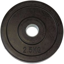Aktivsport Gumírozott súlytárcsa Aktivsport 2,5 kg 31 mm markolat nélkül súlytárcsa