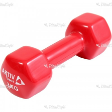 Aktivsport Kézisúlyzó vinyl Aktivsport 3 kg piros kézisúlyzó