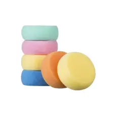 AKUKU Akuku babafürdető szivacs puha kék bababiztonság