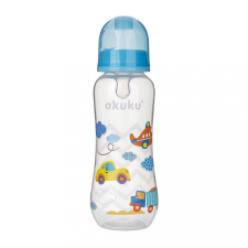 AKUKU Cumisüveg képel Akuku 250 ml játékautók kék cumisüveg