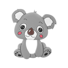AKUKU hűthető szilikon rágóka, Koala rágóka