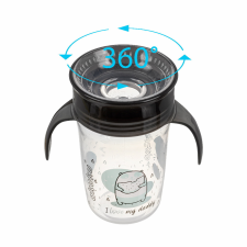 AKUKU itatópohár csöpögésmentes 240 ml 360 fok I love my daddy itatópohár