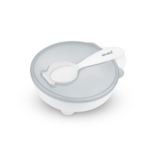 AKUKU Tál és kanál Akuku fehér konyhai eszköz