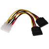 Akyga ADA Akyga Adapter Molex / 2x SATA AK-CA-16