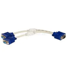 Akyga AK-AD-20 D-SUB / 2xD-SUB elosztó adapter (AK-AD-20) kábel és adapter