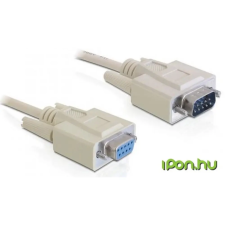 Akyga AK-CO-01 RS232 M/F Hosszabbítókábel 2m Szürke kábel és adapter