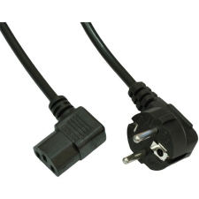 Akyga AK-PC-02A 1,5m IEC C13 90° - CEE 7/7 tápkábel kábel és adapter