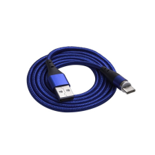 Akyga AK-USB-42 1m USB - Type C kék mágneses adat- és töltőkábel kábel és adapter