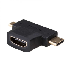 Akyga HDMI / miniHDMI / microHDMI adapter (AK-AD-23) (AK-AD-23) kábel és adapter