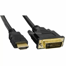 Akyga Kábel Akyga HDMI DVI-D 24+1 3m Fekete AK-AV-13 kábel és adapter
