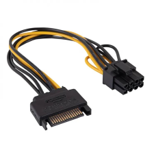 Akyga SATA / PCI-Express 6+2-pin adapter (AK-CA-80) kábel és adapter