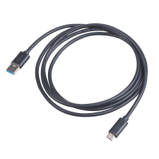 Akyga USB-A apa - USB-C apa Adat- és töltőkábel 1.8m - Fekete kábel és adapter