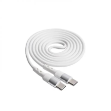Akyga USB-C - USB-C kábel 60W, 1m fehér (AK-USB-40) kábel és adapter