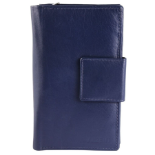  Akzent női pénztárca, valódi bőr, kék (20x10 cm) pénztárca