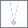  Akzent "Yona" nyaklánc szív alakú medállal - Rozsdamentes acél, 43+5 cm 5010521