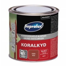 Akzo Supralux koralkyd korróziógátló 2,5 l vörös zománcfesték