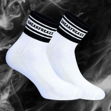 Alacsony zokni WHITE BLACK SHORT Fehér-fekete férfi zokni