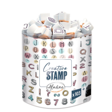 Aladine Dekor gumibélyegző - Letters Mini - Creative Foam Stamps (1 csomag) kreatív és készségfejlesztő