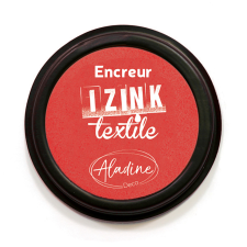 Aladine Textil Tintapárna - Piros / Santal Red - Izink Textile (1 db) bélyegző