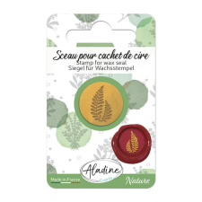 Aladine Viaszpecsét fej 20 mm Páfrány Fern Wax Seal (1 db) pecsételés