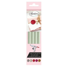 Aladine Világoszöld pecsétviasz rúd - Light Green - Wax Stick (4 db) pecsételés