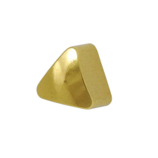  Alakzat - arany szín - háromszög 4mm fülbevaló