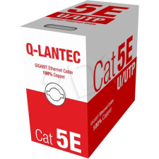 Alantec Q-Lantec KIU5PVC305NC U/UTP Cat5e Patch Kábel 305m - Szürke (KIU5PVC305NC) kábel és adapter