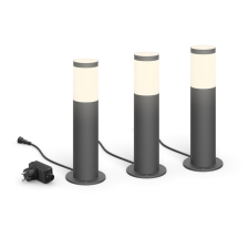 Alapkészlet TAPASZTALAK GardenLink lámpatestek 3x6W 12V 2700K IP44 Antracit PHILIPS kültéri világítás