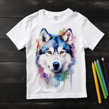  Alaszkai Malamut póló (Gyerek)(Színes) gyerek póló