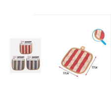  ALÁTÉT TEXTIL CSÍKOS 17CM 3F. SZÍN konyhai eszköz