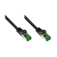 Alcasa 8062-H020S hálózati kábel Fekete 2 M Cat6a S/FTP (S-STP) kábel és adapter