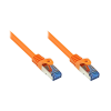 Alcasa Cat6a 1.5m hálózati kábel Narancssárga 1,5 M S/FTP (S-STP)