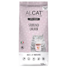  Alcat Adult Sterilised Chicken macskatáp – 1,5 kg macskaeledel
