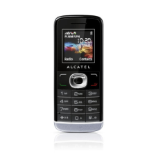 Alcatel OT-233 komplett ház, Előlap, fekete-ezüst mobiltelefon, tablet alkatrész