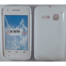 Alcatel OT-4030D S Pop / Mini, Szilikon tok, S-Case, fehér tok és táska