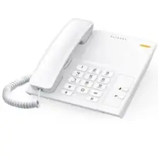 Alcatel T26 vezetékes asztali telefon, fehér vezetékes telefon