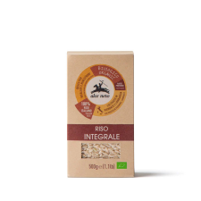 Alce Nero bio rizottónak való szuperfinom barnarizs 500 g reform élelmiszer