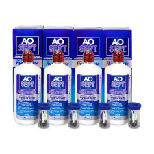 Alcon AO SEPT PLUS HydraGlyde 4x360 ml kontaktlencse folyadék