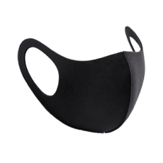 Alcor 3D Spandex mosható maszk, fekete