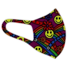 Alcor Spandex mosható gyerekmaszk 6-12 éves korig - Smiley tisztító- és takarítószer, higiénia