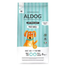 ALDOG Maintenance Mini 8kg kutyatáp + Wet White Wave konzerv 6x400g kutyaeledel