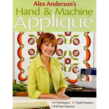  Alex Anderson's Hand and Machine Applique – Alex Anderson idegen nyelvű könyv