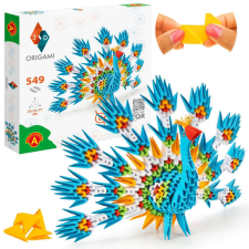 Alexander 3D-s origami készlet – páva kreatív és készségfejlesztő