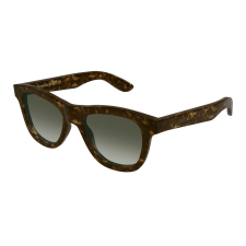 Alexander McQueen AM0421S-002 DARK HAVANA GRADIENT GREEN napszemüveg napszemüveg
