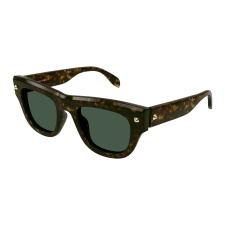 Alexander McQueen AM0425S-002 DARK HAVANA GREEN napszemüveg napszemüveg