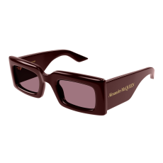 Alexander McQueen AM0433S-003 SHINY BURGUNDY RED napszemüveg