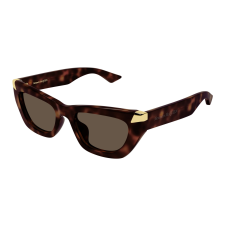 Alexander McQueen AM0440SA-003 SHINY HAVANA BROWN napszemüveg napszemüveg