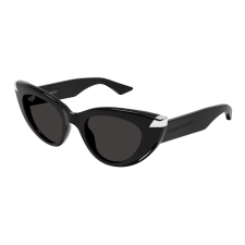Alexander McQueen AM0442S-001 SHINY BLACK GREY napszemüveg napszemüveg